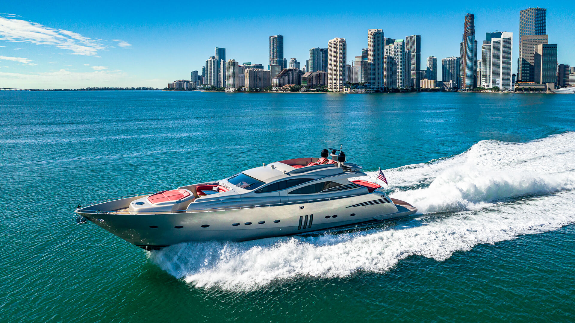 Pershing 94ft "Regal" - Boat Rental Miami