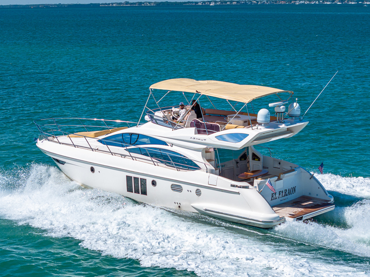 Azimut 50ft "El Faraon" - Boat Rental Miami