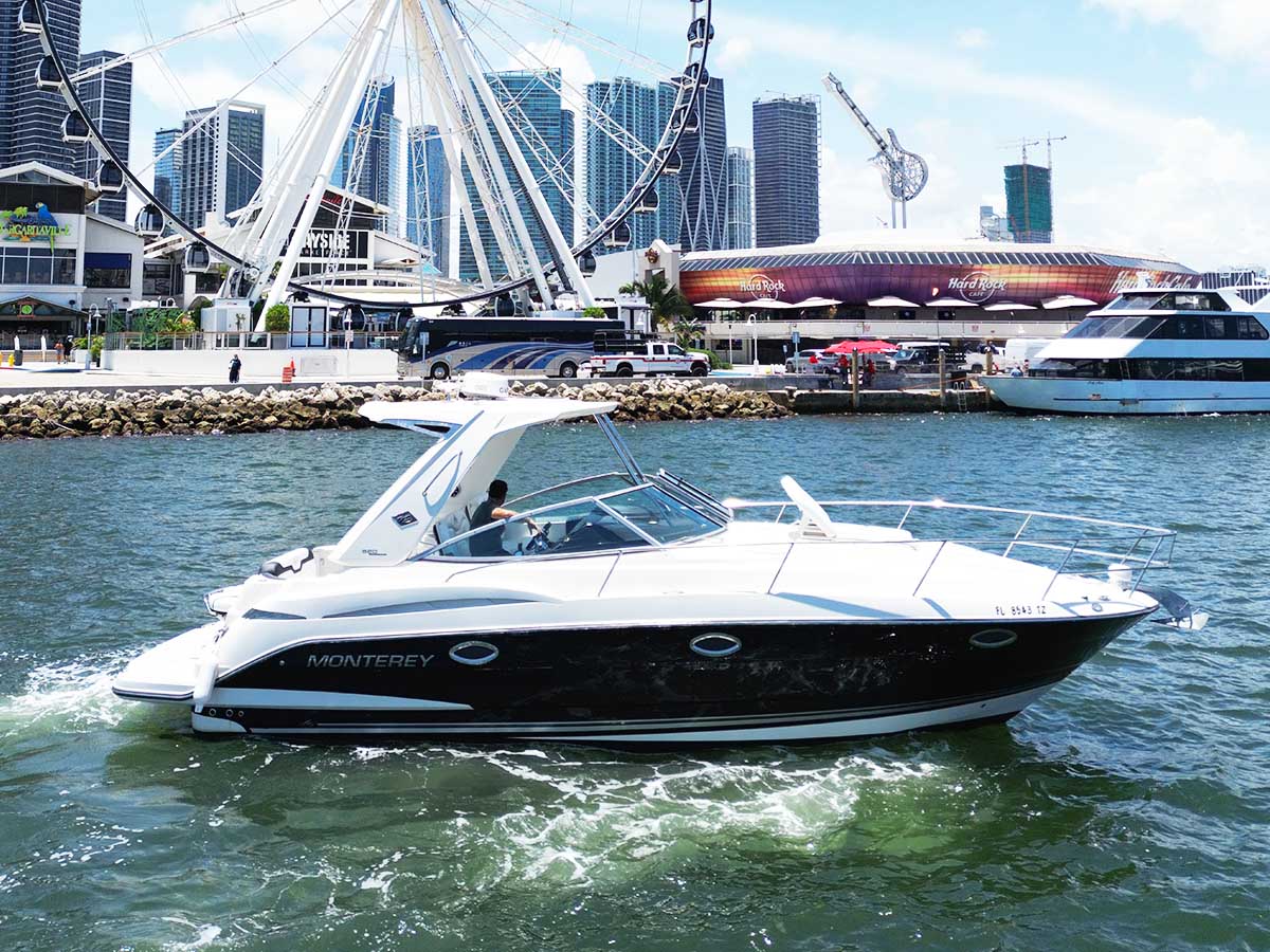 Monterey 34ft - Boat Rental Miami